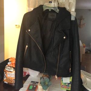 BlankNYC faux leather moto jacket